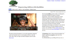 Desktop Screenshot of heartnsoulfoundation.org